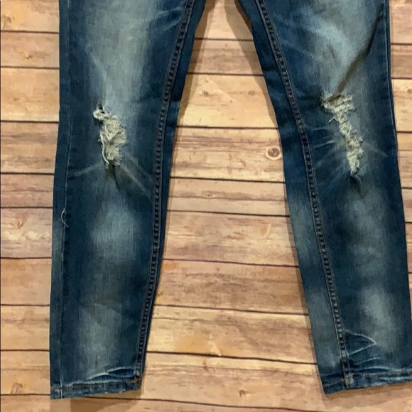FREE PEOPLE DISTRESSED BOYFRIEND JEAN - Picture 7 of 12